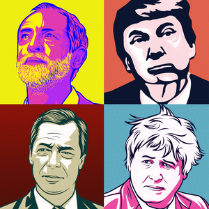 custom art pop art politics UK USA UKIP Brexit