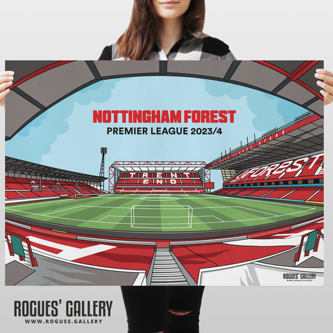 Nottingham Forest City Ground 2023/24 Sweet Home A1 Designed To Be Signed