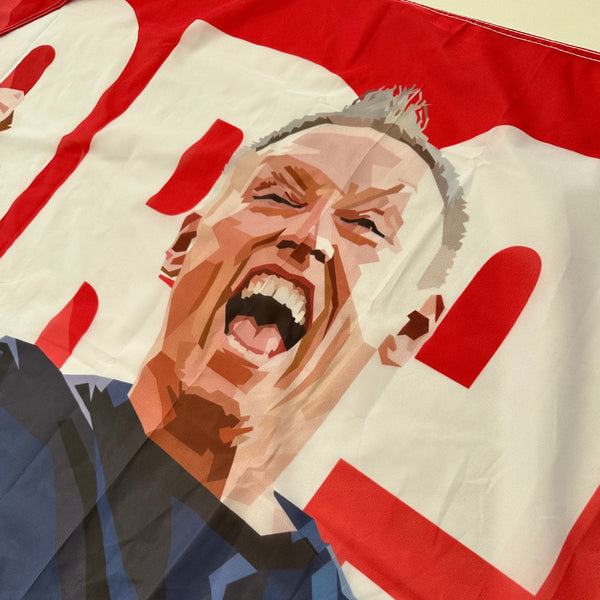 Steve Cooper Nottingham Forest head coach red flag fan support fanbase NFFC
