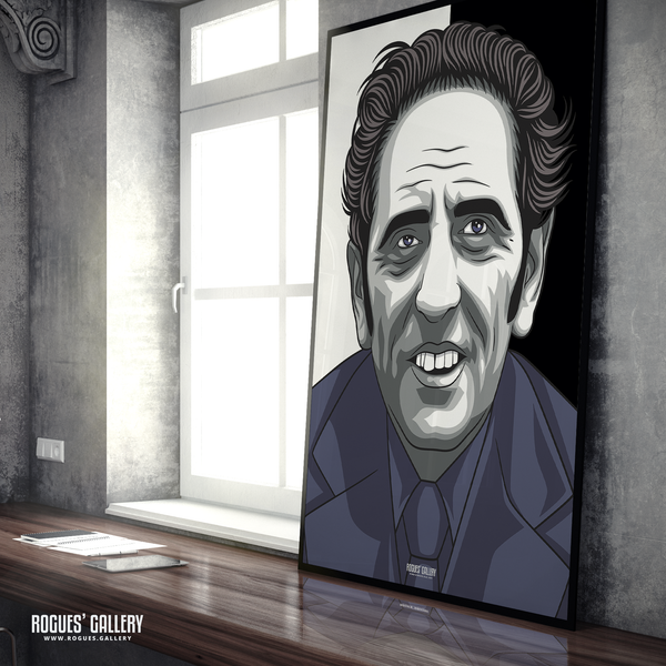 Jimmy Sirrel A1 print Notts County Manager Meadow Lane #GetBehindTheLads