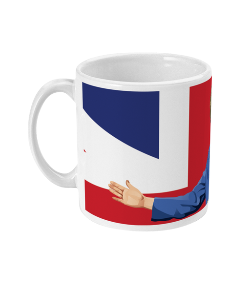 Maggie Thatcher Union Jack mug Conservatives PM