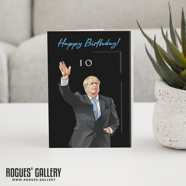 Boris Johnson Birthday Card Bojo PM donor phone number