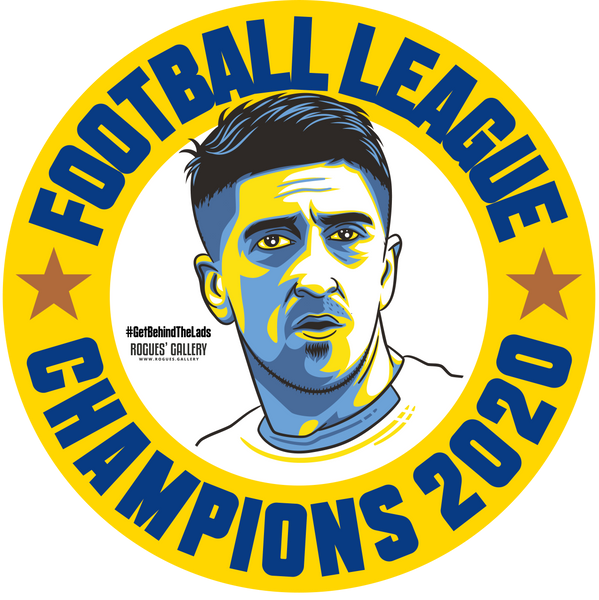 Leeds United Champions beer mats 2020 title Pablo Hernandez