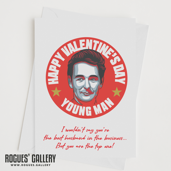 Husband Cloughie Nottingham Forest Top One Valentine's Day Card Brian Clough NFFC City Ground