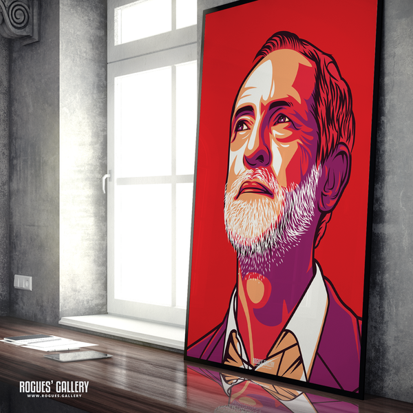 Jeremy Corbyn Labour former leader politics art A1