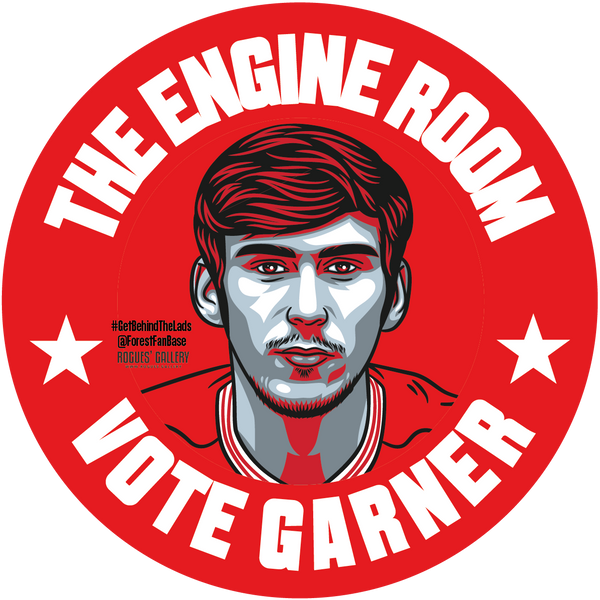 James Garner Midfielder Nottingham Forest stickers Vote #GetBehindTheLads
