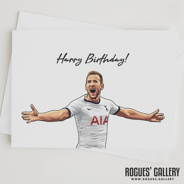 Harry Kane Harry Birthday! greeting card Spurs striker THFC England captain