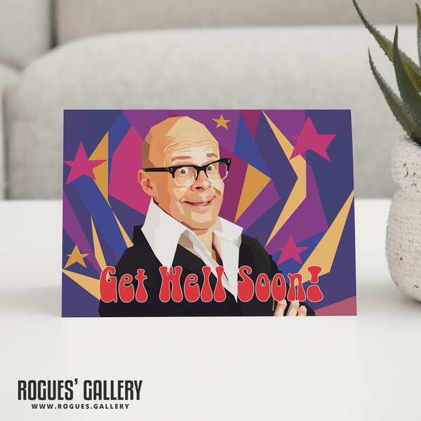 Harry Hill Get Well Soon card comedian