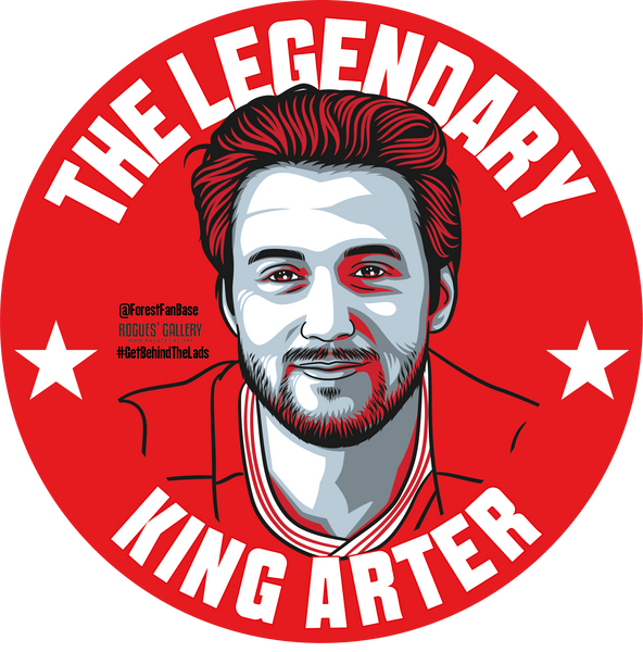 Harry Arter Nottingham Forest midfielder Campaign stickers Get Behind The Lads 
