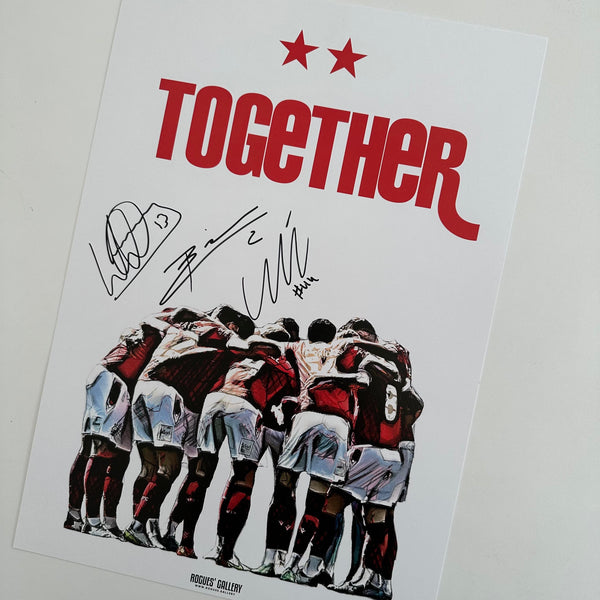 NFFC Nottingham Forest rare signed A3 print 2023 Reds