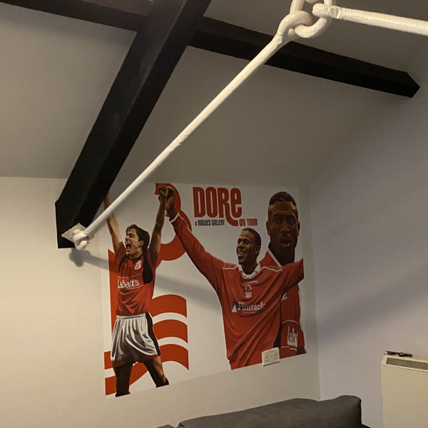 Rogues' Gallery custom wall vinyls Dore On Tour Kevin Campbell Nottingham Forest