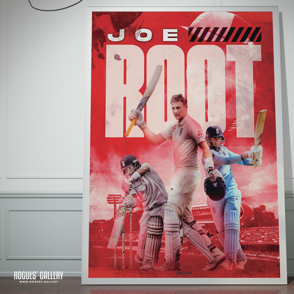 Joe Root England cricket Yorkshire captain batsman legend 69 memorabilia signed gift dad