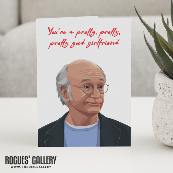 Larry David girlfriend Valentine's Day card