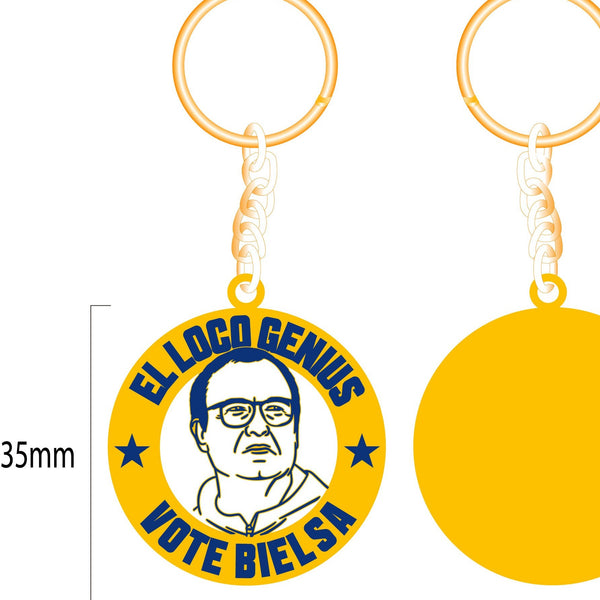 Bielsa Leeds United manager key ring get behind the lads rogues gallery