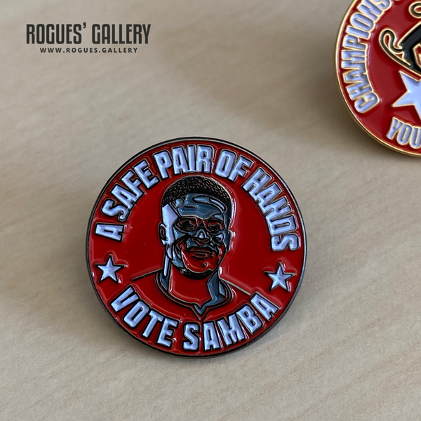 Vote Sambra Brice Samba Nottingham Forest Goalkeeper pin Rogues' Gallery