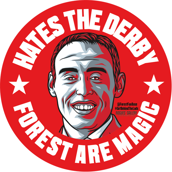 Steve Cooper Derby sticker Nottingham Forest
