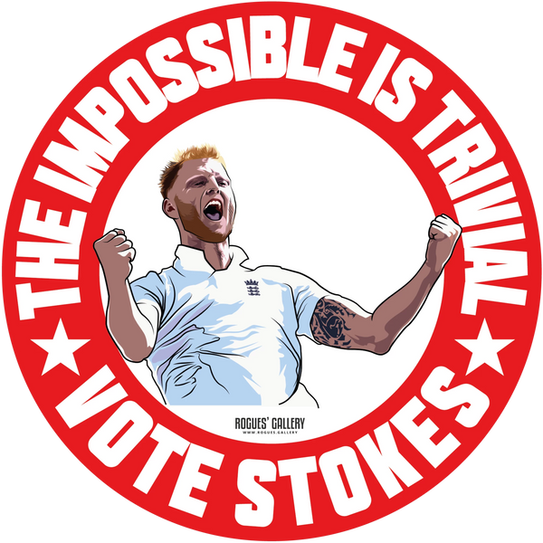 Ben Stokes England cricket all rounder World Cup winner vote sticker