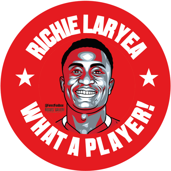 Richie Laryea Forest full back beer mats