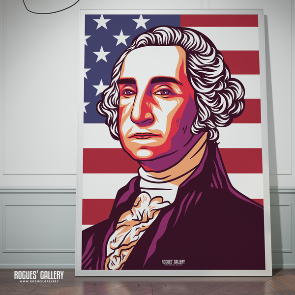 George Washington POTUS American President edits USA huge poster
