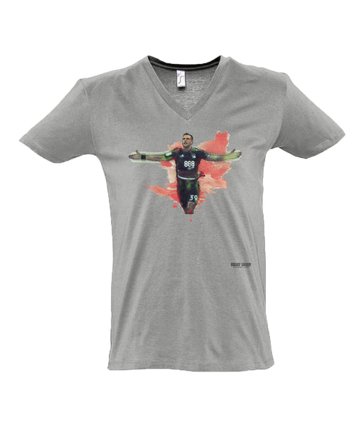 Greek God Red Splash T-Shirt