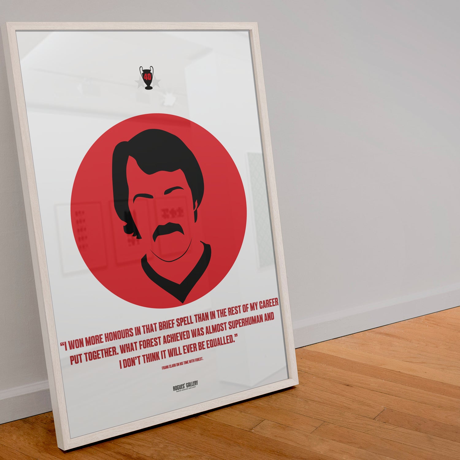 Frank Clark - Iconic 40th Anniversary Print - A3 Print