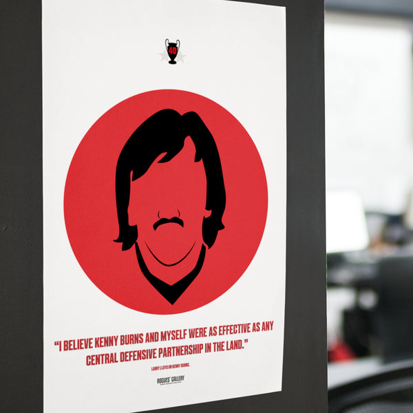 Kenny Burns - Iconic 40th Anniversary Print - A3 Print