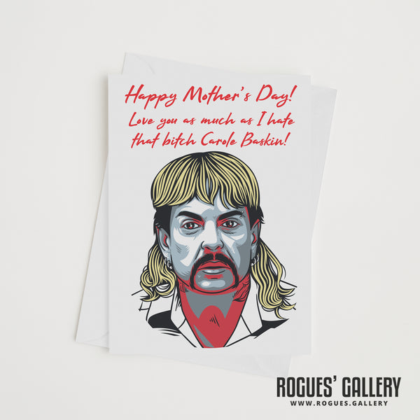 Joe Exotic aka The Tiger King Mother's Day & Father's Day Cards!