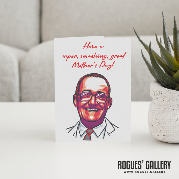 Jim Bowen of Bullseye Darts TV Show - Birthday (2 versions), Mother's Day & Father's Day Cards!