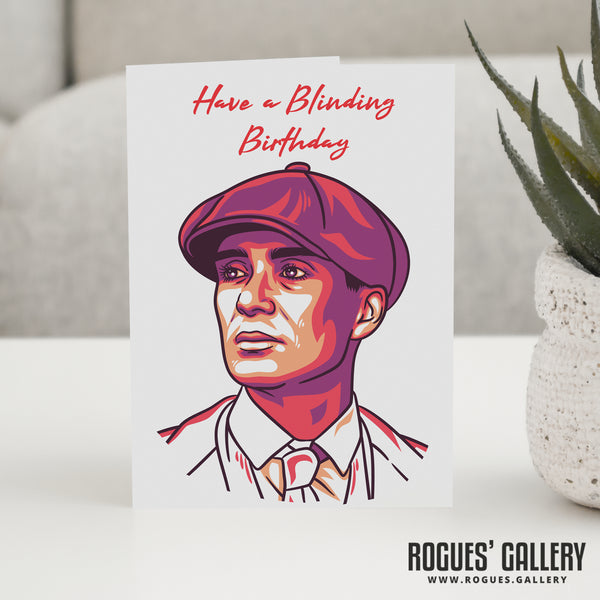 Thomas Shelby of Peaky Blinders Blinding Birthday Card