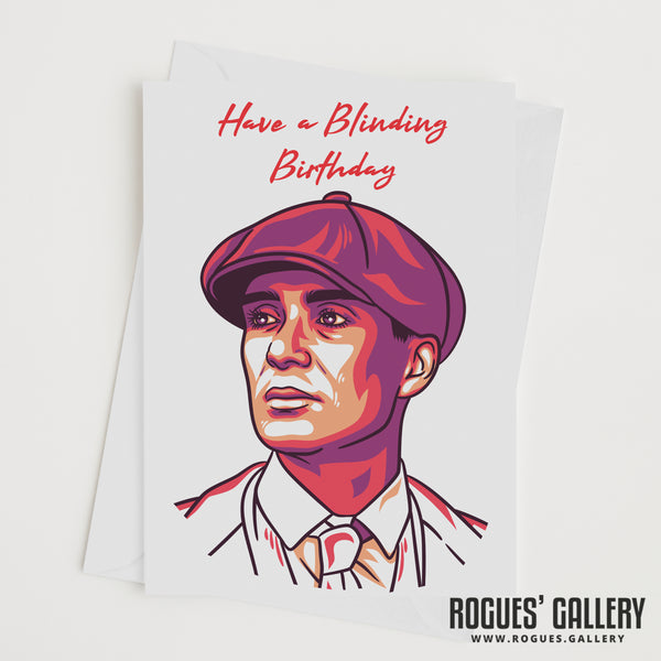 Thomas Shelby of Peaky Blinders Blinding Birthday Card