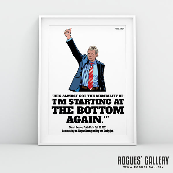 Psycho: Starting at the bottom again - Nottingham Forest - A0, A1 or A3 Print