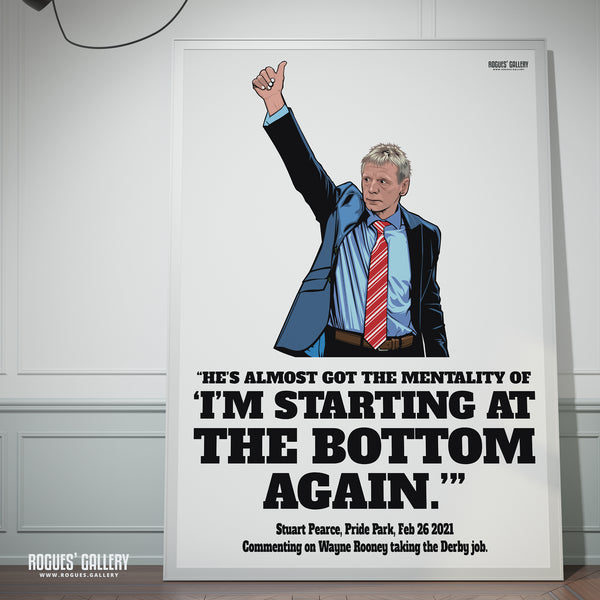 Psycho: Starting at the bottom again - Nottingham Forest - A0, A1 or A3 Print