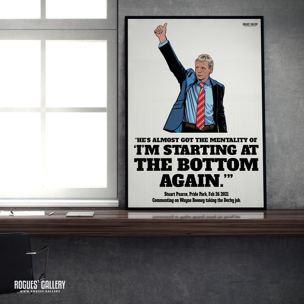 Psycho: Starting at the bottom again - Nottingham Forest - A0, A1 or A3 Print