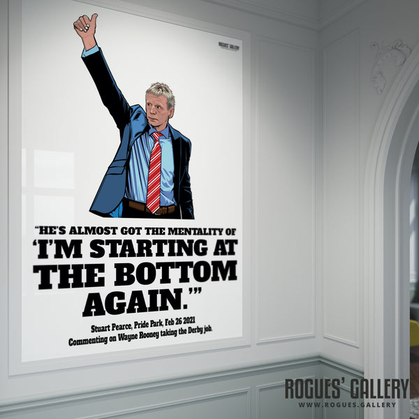 Psycho: Starting at the bottom again - Nottingham Forest - A0, A1 or A3 Print