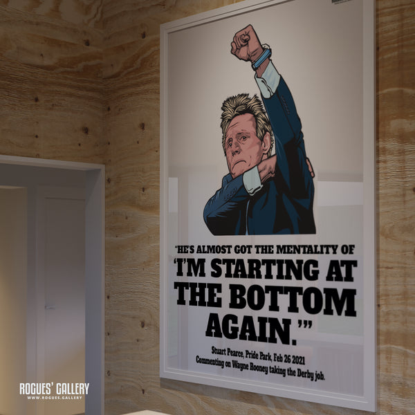 Psycho: Starting at the bottom again - Nottingham Forest - A0, A1 or A3 Print