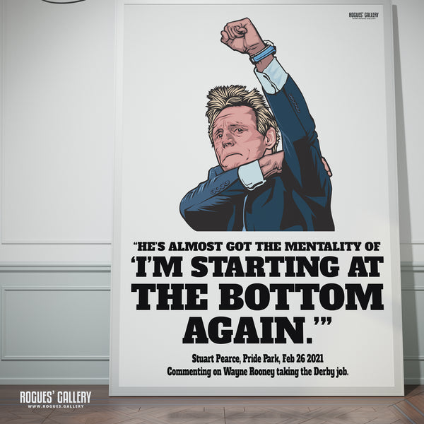 Psycho: Starting at the bottom again - Nottingham Forest - A0, A1 or A3 Print