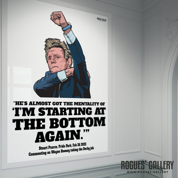 Psycho: Starting at the bottom again - Nottingham Forest - A0, A1 or A3 Print