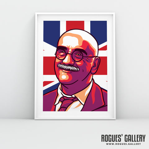 Alf Garnett of BBC's Till Death Do Us Part - A3, A2, A1 & A0 True Brit Print