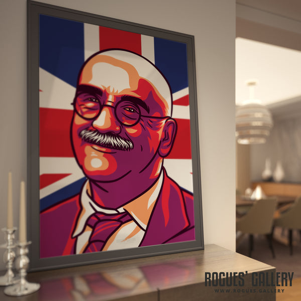 Alf Garnett of BBC's Till Death Do Us Part - A3, A2, A1 & A0 True Brit Print