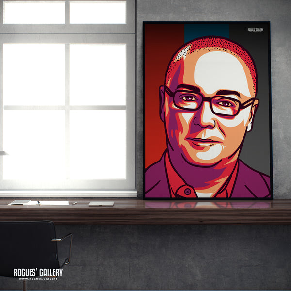 Steve Allen - Legendary LBC Radio Broadcaster - A3, A2, A1 & A0 Icon & Pop Art Prints