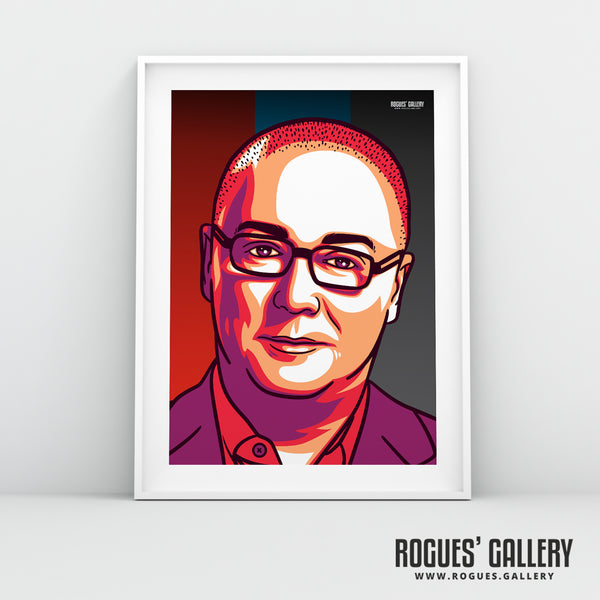 Steve Allen - Legendary LBC Radio Broadcaster - A3, A2, A1 & A0 Icon & Pop Art Prints