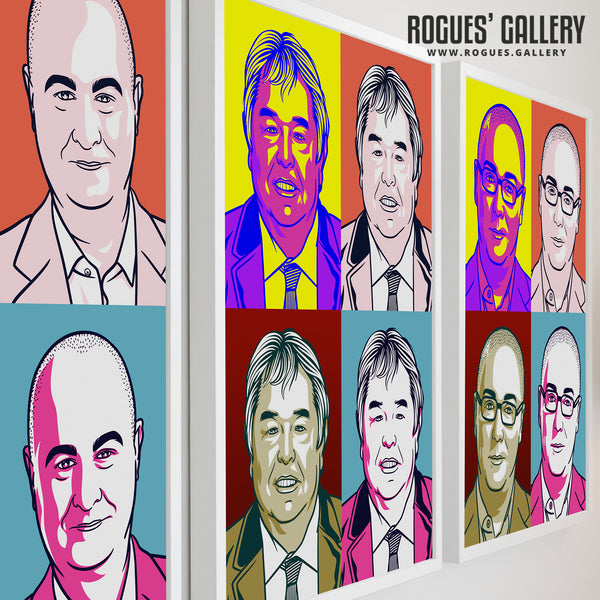 Steve Allen - Legendary LBC Radio Broadcaster - A3, A2, A1 & A0 Icon & Pop Art Prints