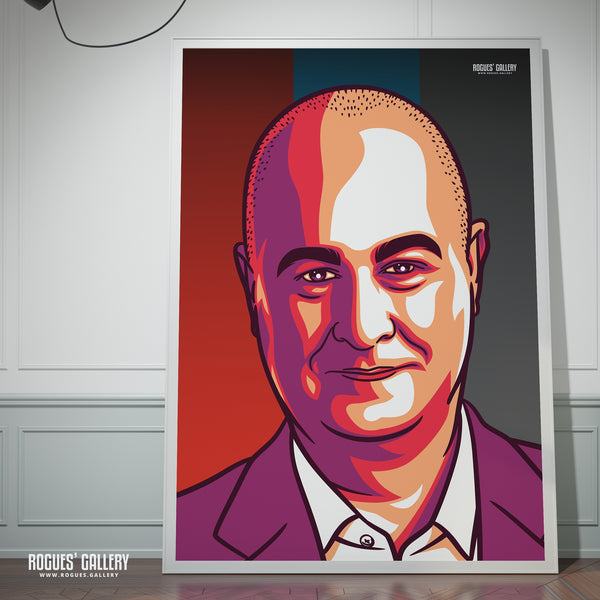 Iain Dale - LBC Radio Broadcaster - A3, A2, A1 & A0 Icon & Pop Art Prints