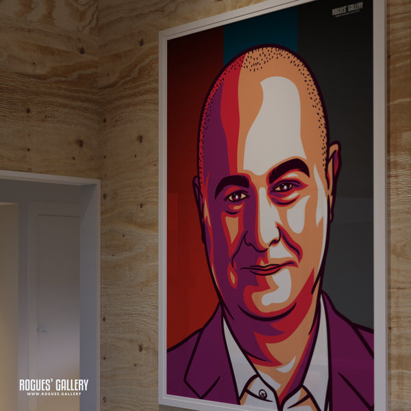 Iain Dale - LBC Radio Broadcaster - A3, A2, A1 & A0 Icon & Pop Art Prints