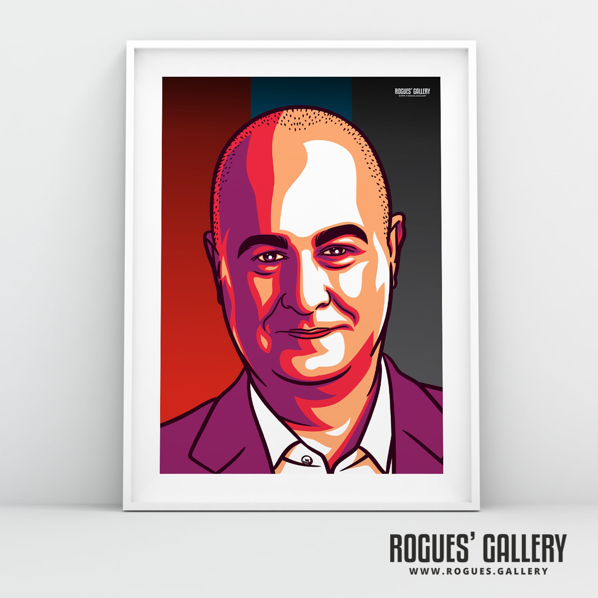 Iain Dale - LBC Radio Broadcaster - A3, A2, A1 & A0 Icon & Pop Art Prints