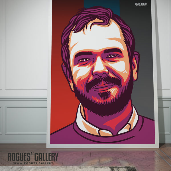James O'Brien - LBC Radio Broadcaster - A3, A2, A1 & A0 Icon & Pop Art Prints