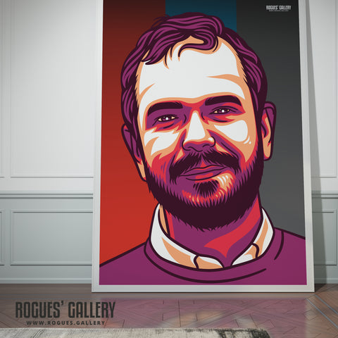 James O'Brien - LBC Radio Broadcaster - A3, A2, A1 & A0 Icon & Pop Art Prints