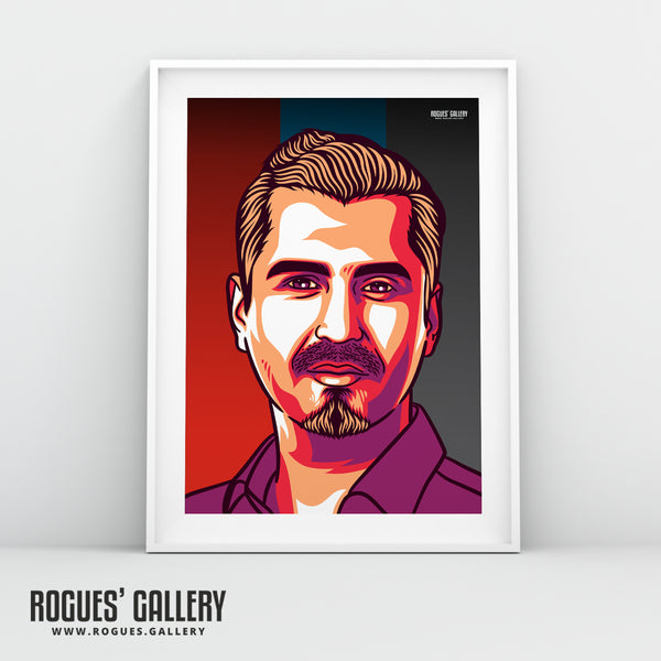 Maajid Nawaz - LBC Radio Broadcaster - A3, A2, A1 & A0 Icon & Pop Art Prints