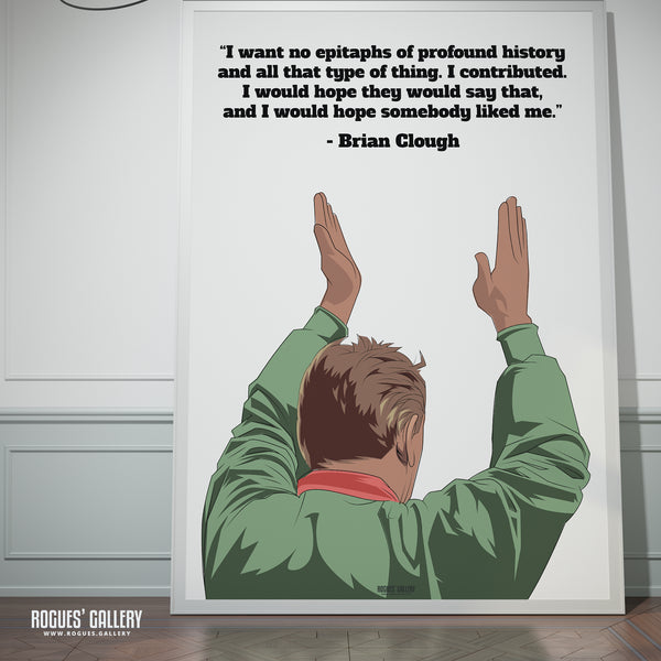 Clough: Epitaph Quote - A3, A2, A1 or A0 Prints