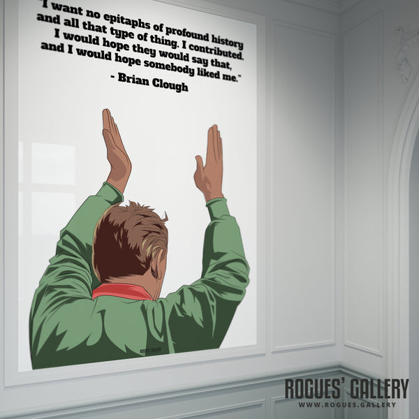 Clough: Epitaph Quote - A3, A2, A1 or A0 Prints